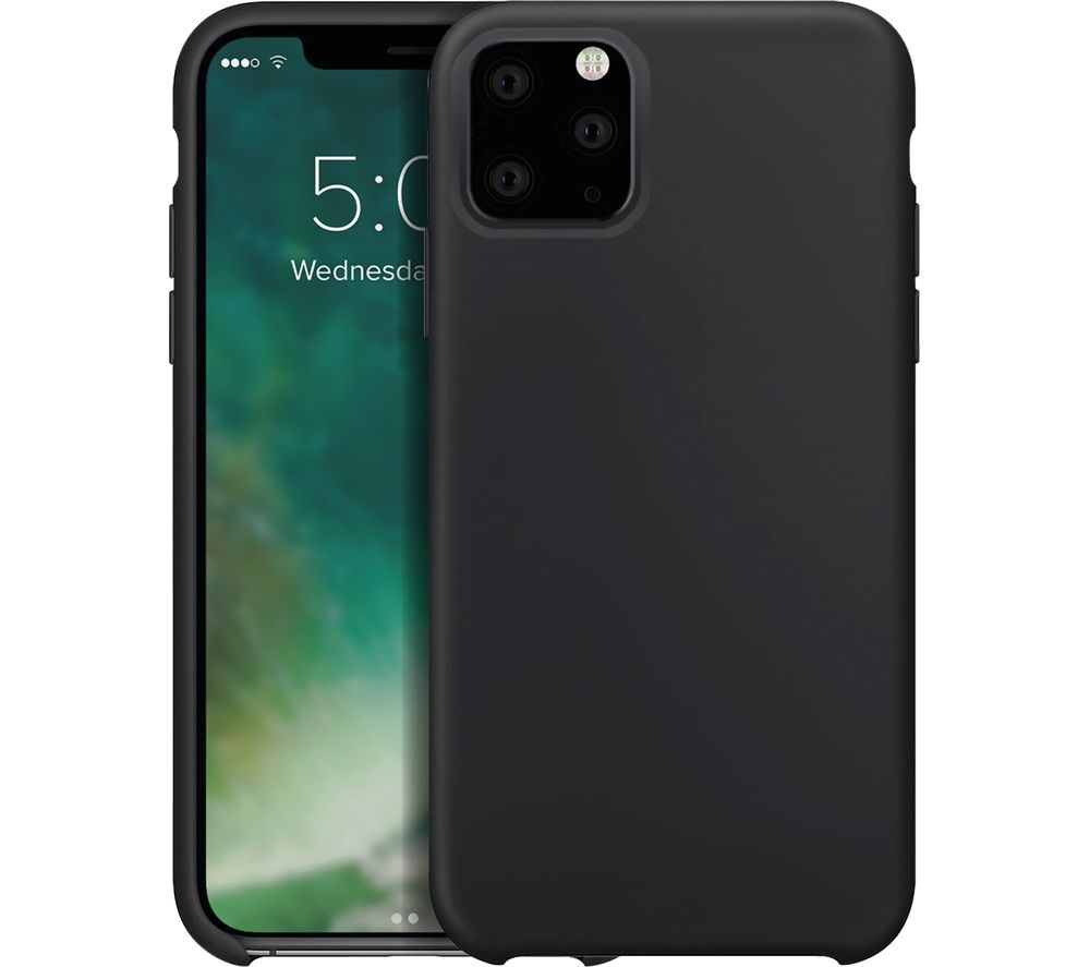 XQISIT iPhone 11 Pro Silicone Case - Black