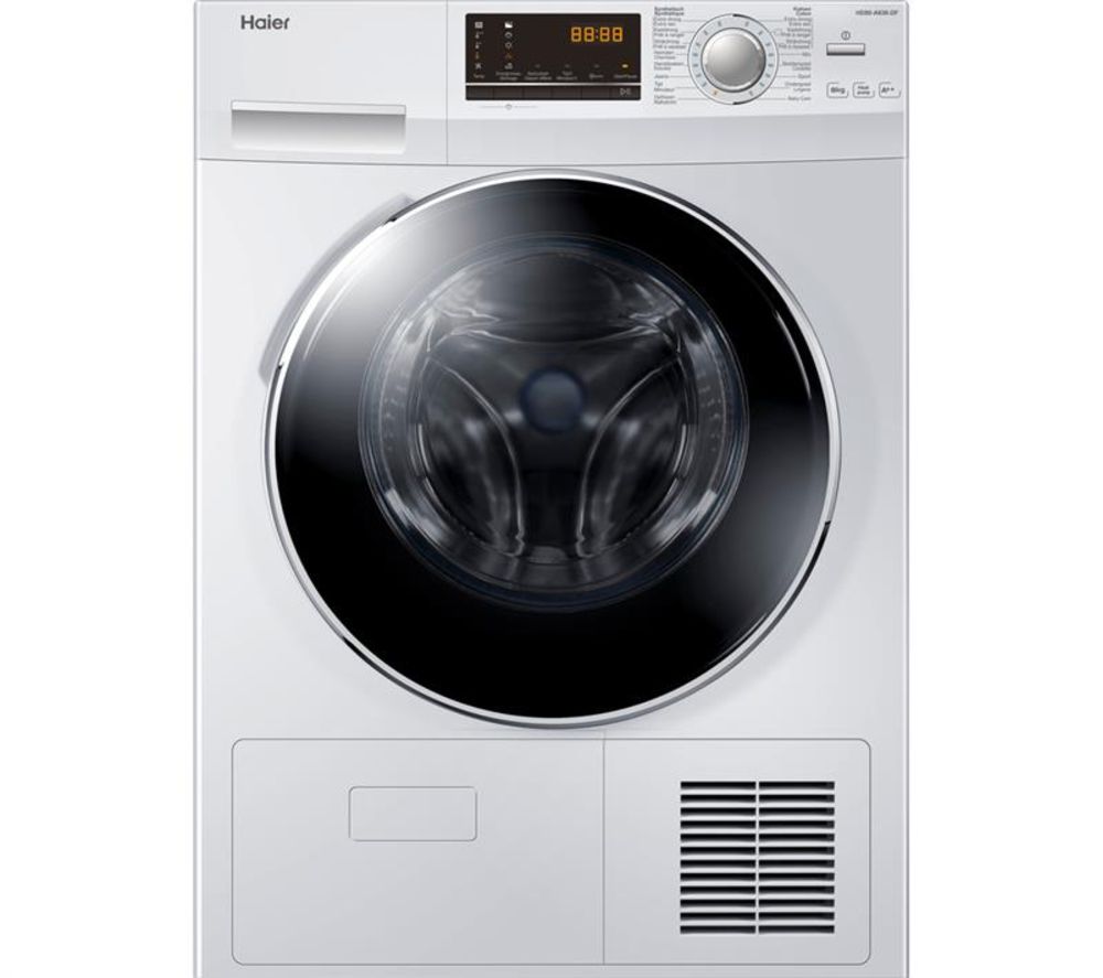 HAIER HD90-A636 9 kg Heat Pump Tumble Dryer  White, White