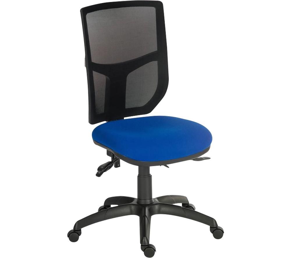 Ergo Comfort Mesh Tilting Operator Chair - Blue
