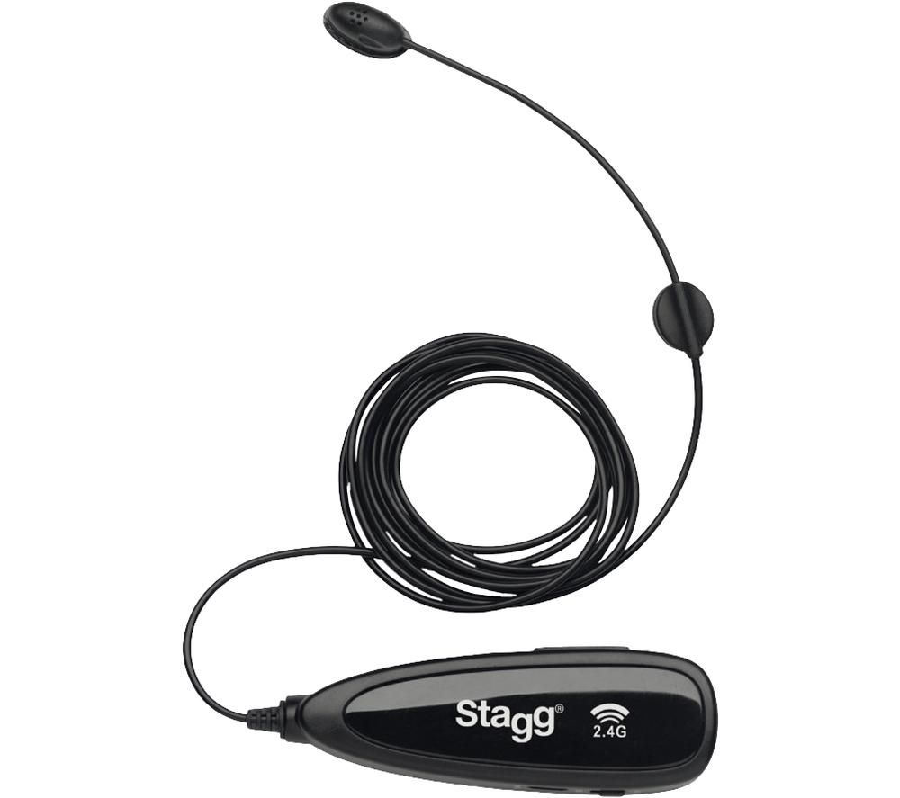 Buy STAGG SUW 12BC Wireless Surface Microphone Black Free Delivery