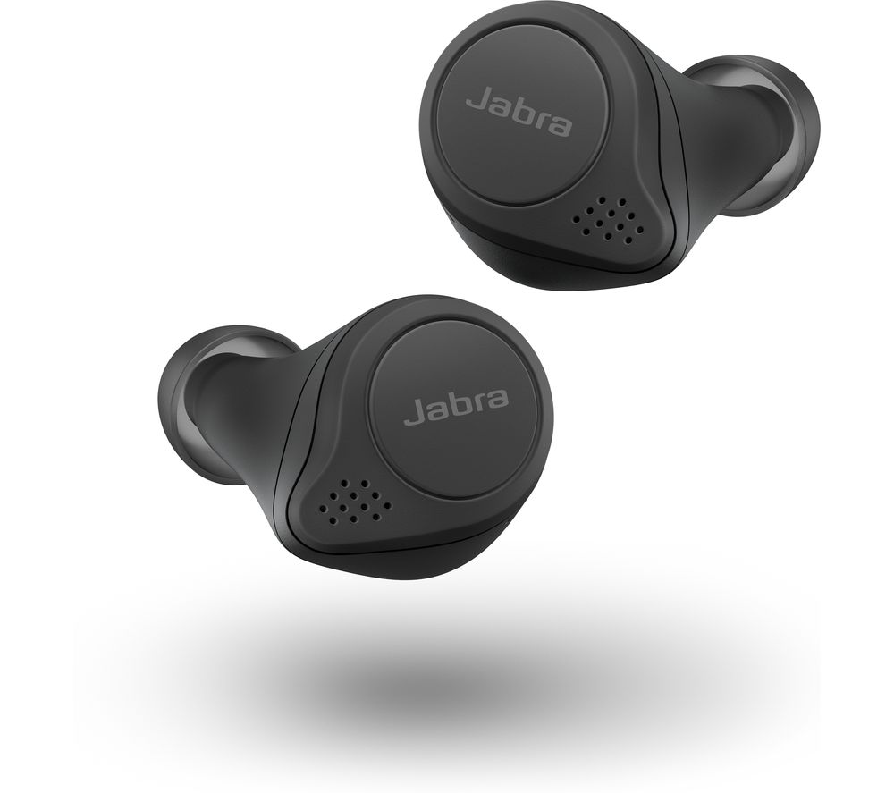 JABRA Elite 75T Wireless Charging Enabled Wireless Bluetooth Earphones - Black