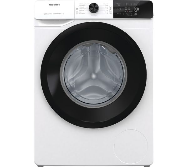 Image of HISENSE WFGE90141VM 9 kg 1400 Spin Washing Machine - White