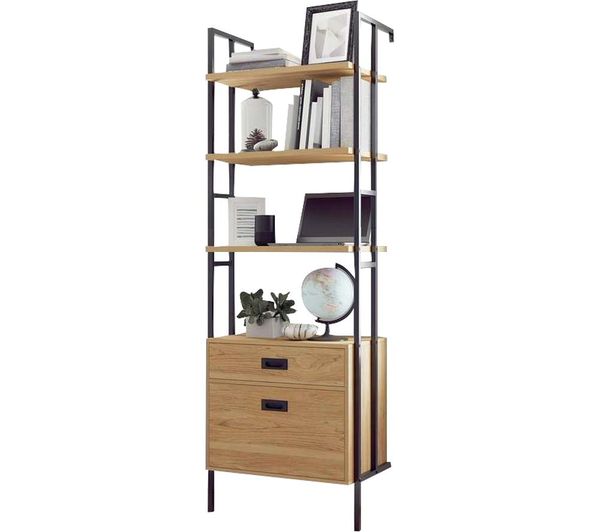 Teknik Hythe 5426438 Wall Mounted Bookcase Walnut