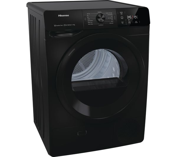Image of HISENSE DCGE802B 8 kg Condenser Tumble Dryer - Black