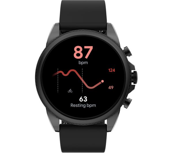 FOSSIL Gen 6 FTW4061 Smart Watch with Google Assistant - Black, Silicone  Strap, Universal - 4064092070811 - Currys Business