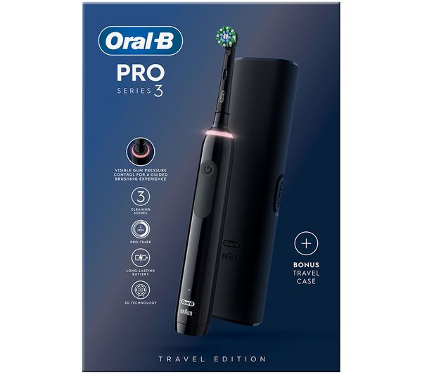 Oral B Pro 3 3500 Electric Toothbrush Black
