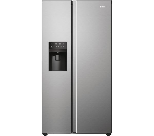 Haier Hsr5918dimp American Style Fridge Freezer Platinum Inox