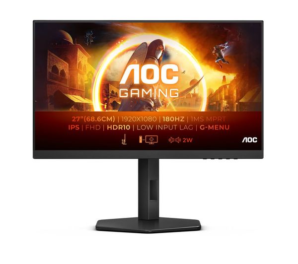 AOC 27G4X Full HD 27" IPS LCD Gaming Monitor - Black