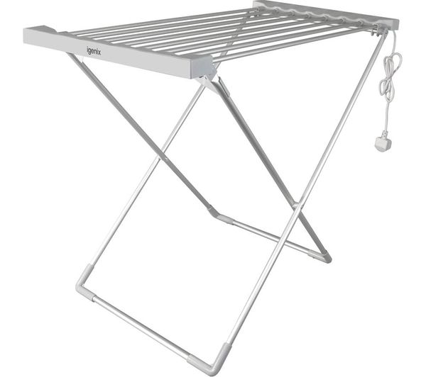 Igenix Igha068s Heated Clothes Airer Silver