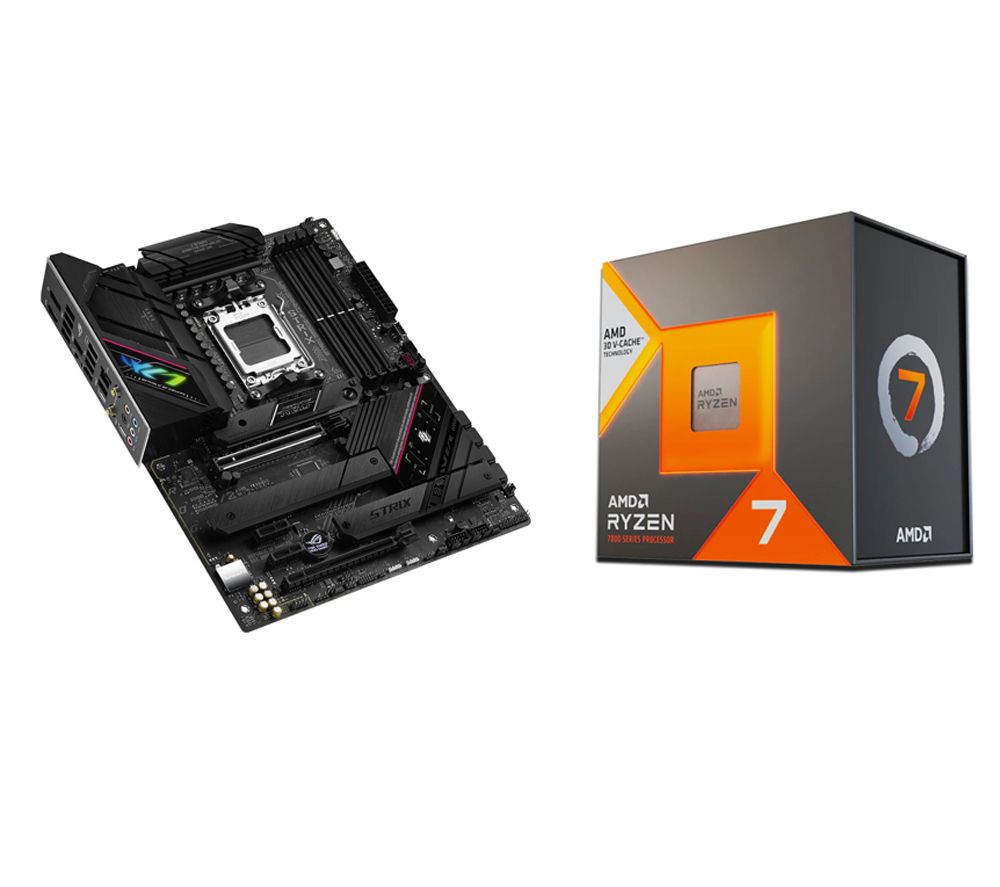 Ryzen 7 7800X3D Processor & ROG STRIX B650E-F AM5 Motherboard Bundle
