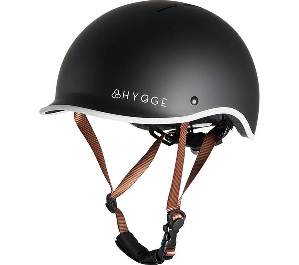 An image of HYGGE Retro-Style E-Bike Helmet - Medium, Matte Black