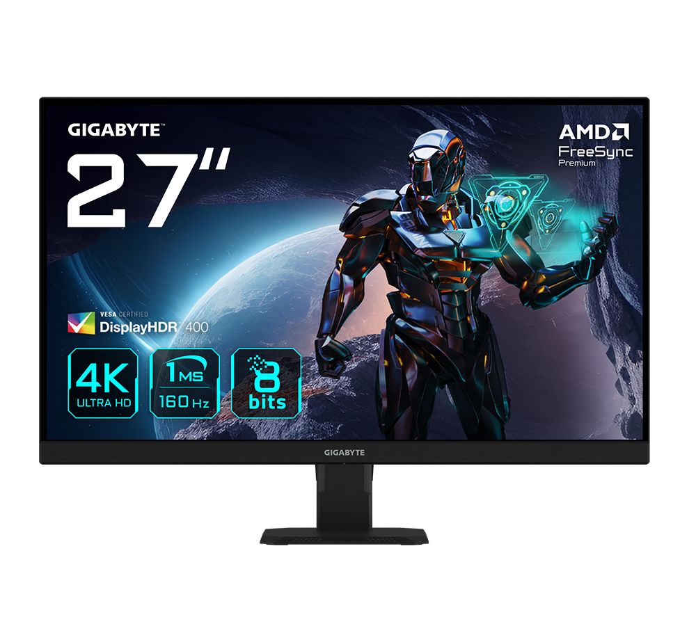 GS27U 4K Ultra HD 27" IPS Gaming Monitor - Black