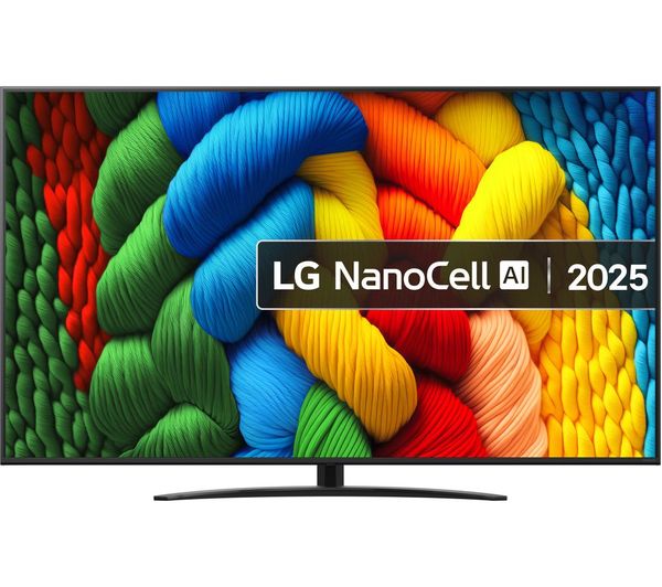 LG NANO81A 75" NanoCell AI 4K HDR Smart TV 2025 - 75NANO81A6A