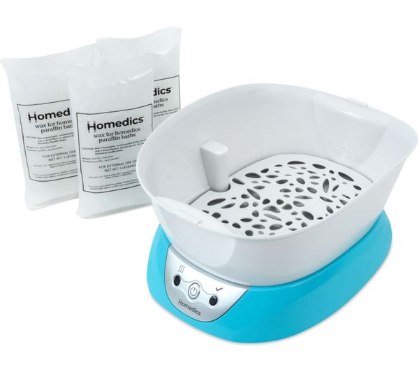 Homedics Paraspa Plus Paraffin Bath White Blue