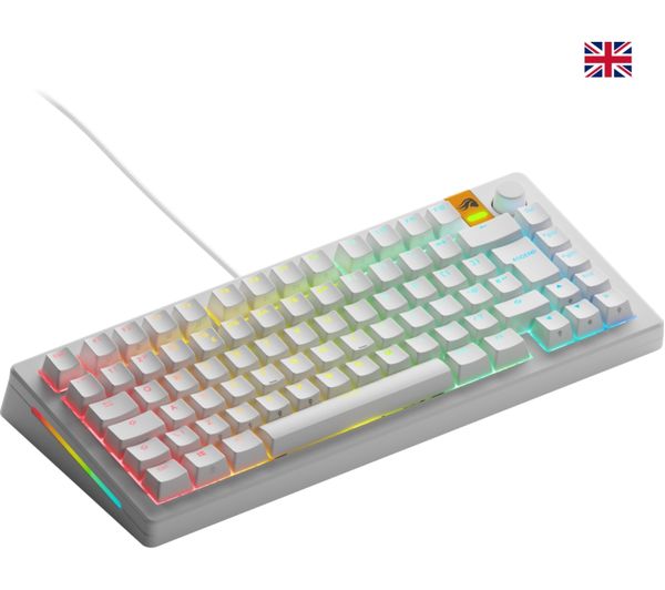 Glorious Gmmk 3 Pro He Prebuilt 75 Hall Effect Gaming Keyboard White Glorious Gmmk 3 Pro He Prebuilt 75 Hall Effect Gaming Keyboard White