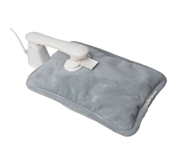 An image of WELLBEING Electric Hot Water Bottle & Charger - Grey