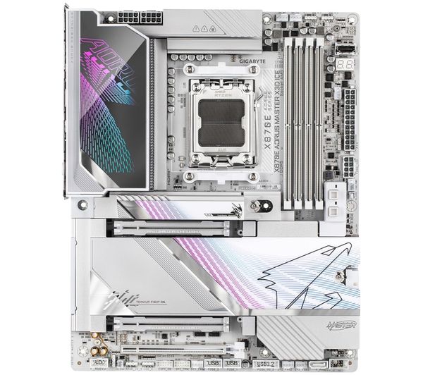 An image of GIGABYTE AORUS MASTER X3D ICE X870E AM5 Motherboard