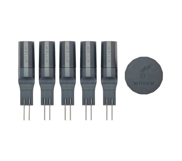 An image of WILLOW Urban Jungle Plant Sensor Pack - Charcoal, Pack of 5