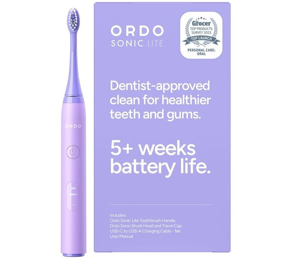 An image of ORDO Sonic Lite Electric Toothbrush - Lavender
