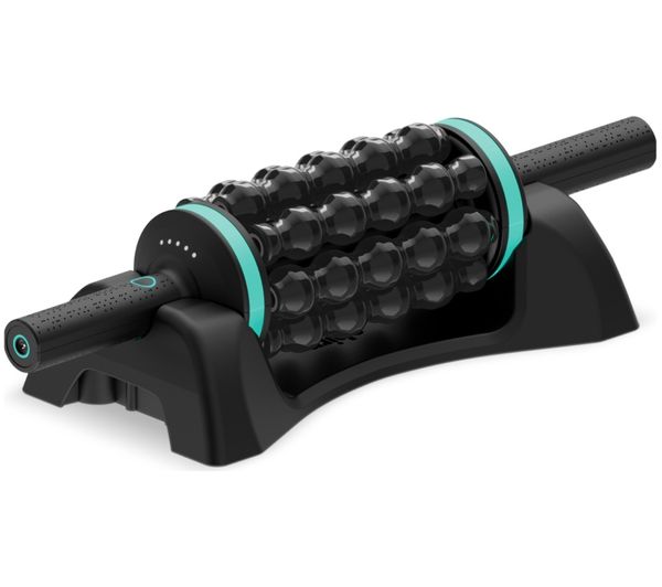 An image of CHIRP R-RPM-7-BK-R Rolling Powered Percussion Massager & Hands-Free Base - Black