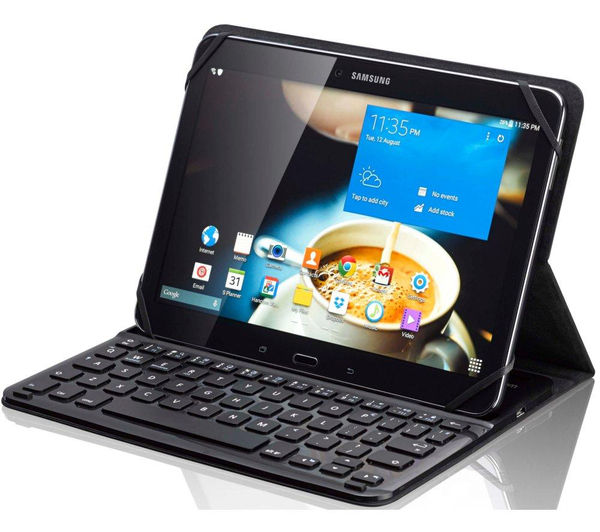 SANDSTROM S10UKBF14 Keyboard Folio Tablet Case - Black, Black