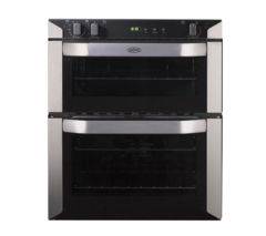 BELLING BI70FP Electric Built-under Double Oven - Stainless Steel