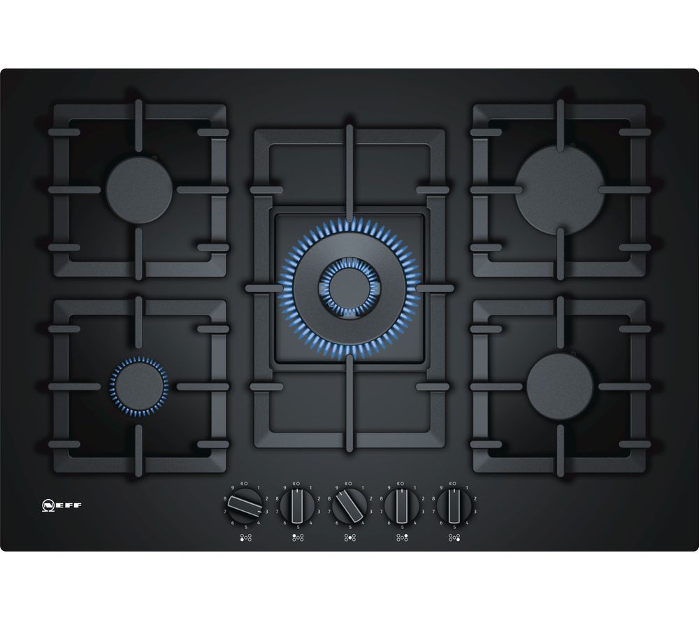 NEFF T27CS59S0 Gas Hob – Black, Black