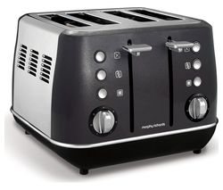 MORPHY RICHARDS Evoke One 4-Slice Toaster - Black