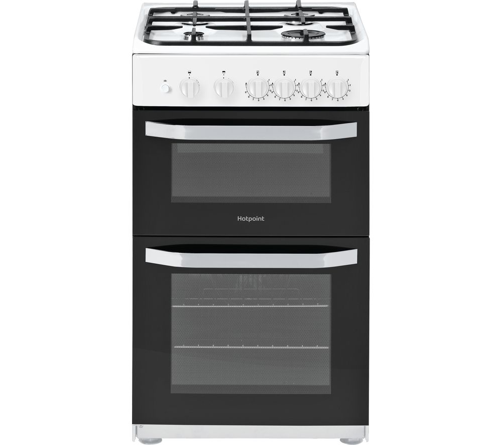 HOTPOINT HD5G00KCW 50 cm Gas Cooker - White
