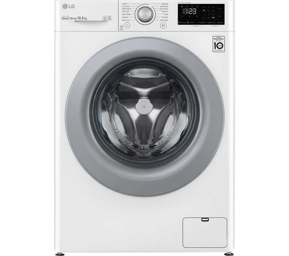 LG AI DD V3 F4V310WNE 10.5 kg 1400 Spin Washing Machine - White