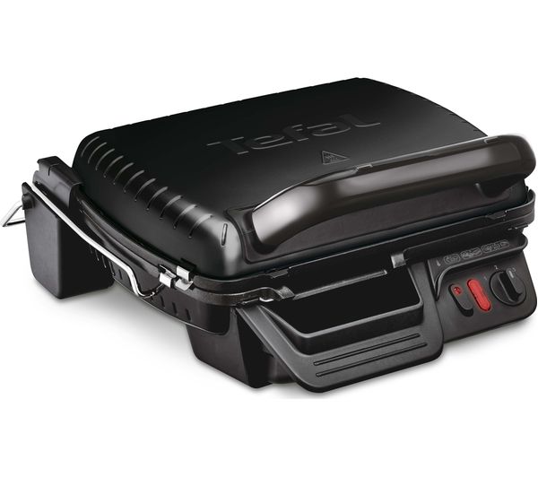 Image of TEFAL Ultracompact 3-in-1 GC308840 Health Grill - Black