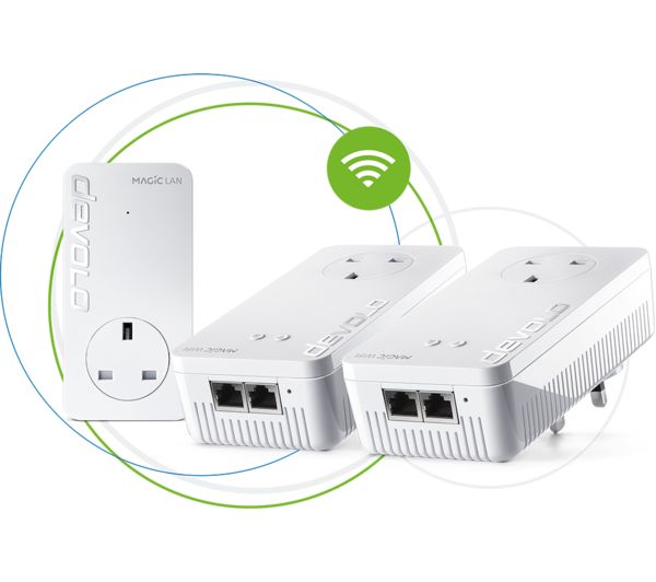 Image of DEVOLO Magic 2 WiFi Next Powerline Whole Home Kit - Triple Pack