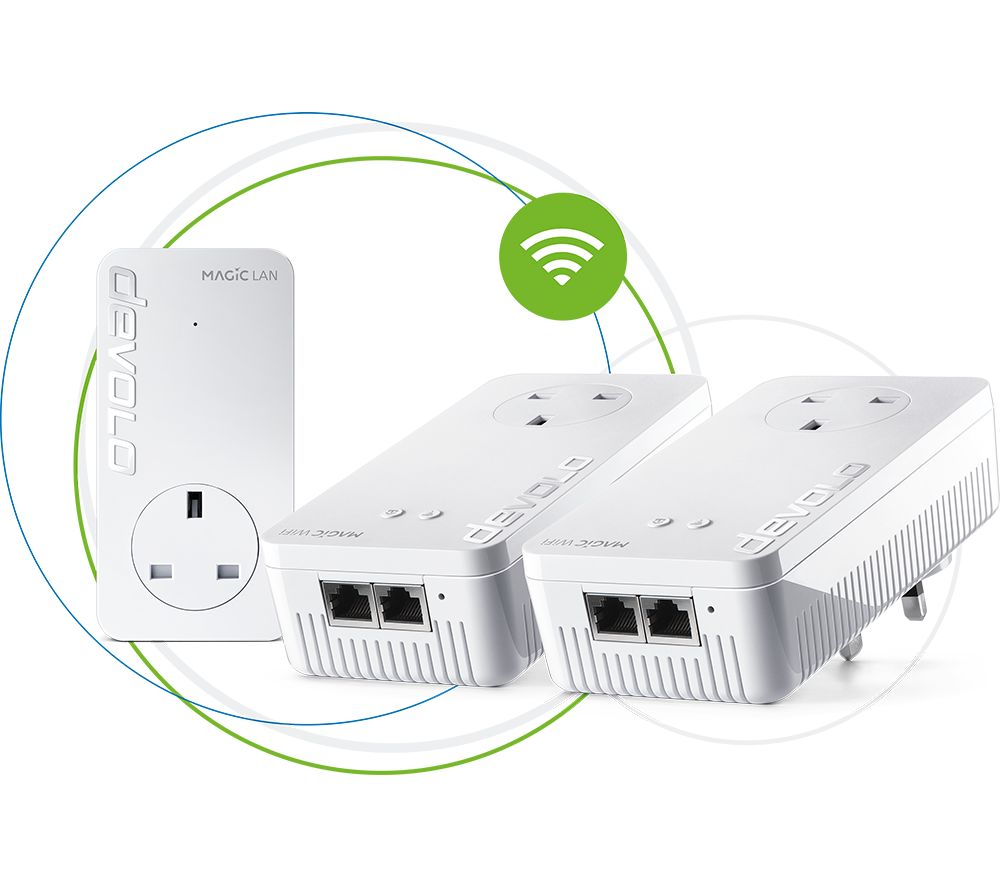 DEVOLO Magic 2 WiFi Next Powerline Whole Home Kit - Triple Pack
