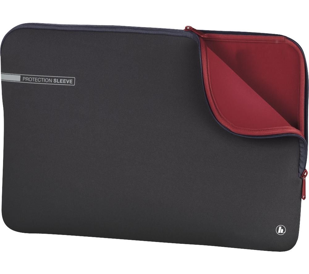 HAMA Essential Line 14.1" Laptop Sleeve - Grey & Red