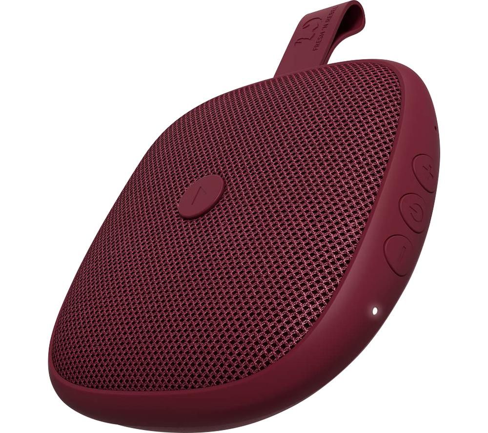FRESH N REBEL Rockbox Bold XS Portable Bluetooth Speaker - Ruby Red
