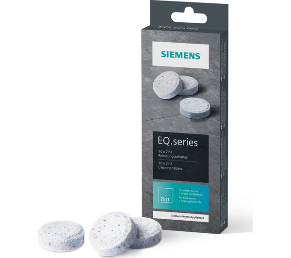 Image of SIEMENS TZ80001B EQ Bean to Cup Cleaning Tablets - 10 Pack