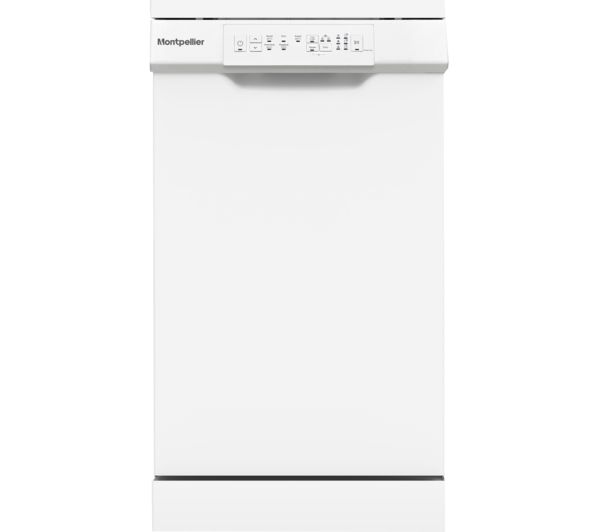 MONTPELLIER MDW1054W Slimline Dishwasher - White