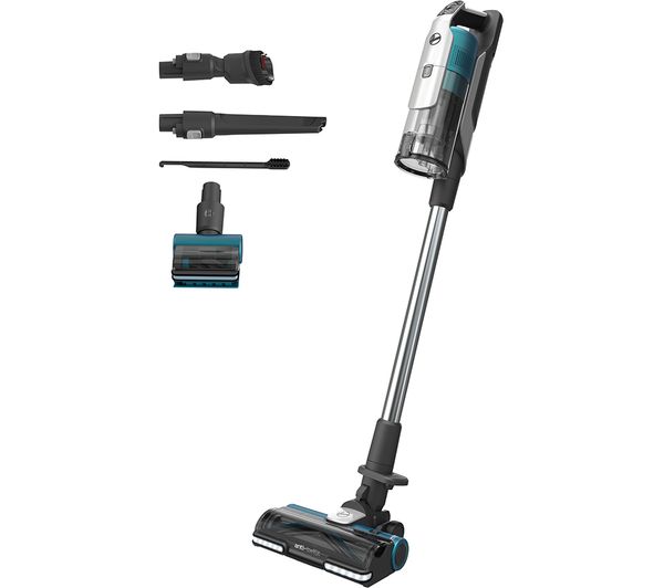 Image of HOOVER Anti-Twist Pets HF910P Cordless Vacuum Cleaner - Grey & Turquoise