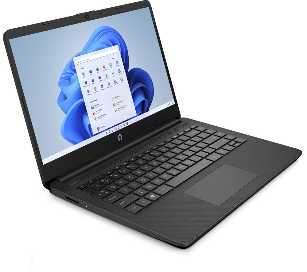 Stream 14s-dq0504sa 14" Refurbished Laptop - Intel® Celeron®, 64 GB eMMC, Black (Excellent Condition)