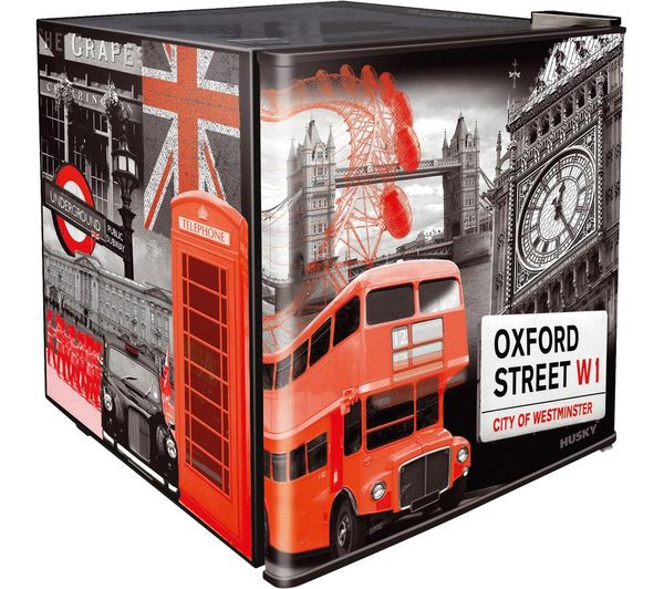 Husky London Hus El195 Mini Fridge Black