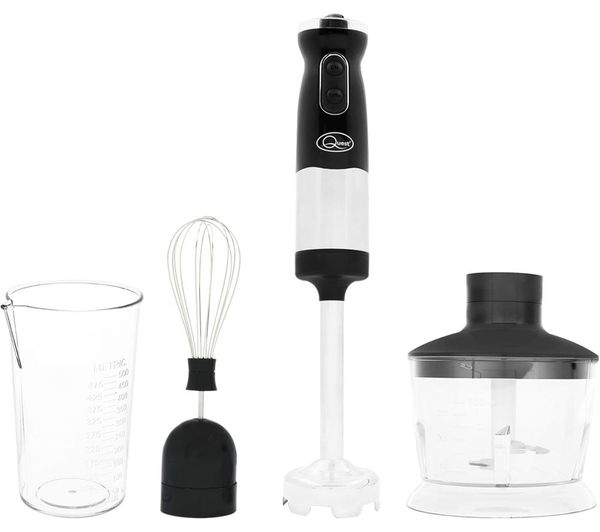 QUEST 35099 Hand Blender - Black & Silver