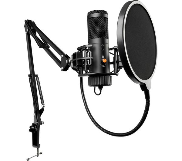 Nos X500 Usb Microphone Boom Set Black