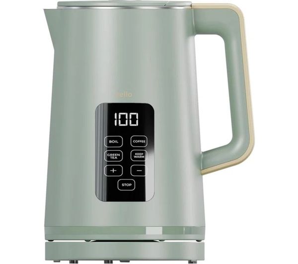 Cello Ke185 Electric Jug Kettle Sage Green