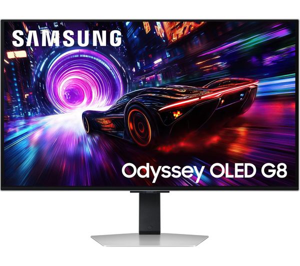 Samsung Odyssey G8 Ls32fg810suxxu 4k Ultra Hd 32 Qd Oled Smart Gaming Monitor Silver