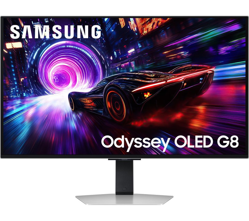Odyssey G8 LS32FG810SUXXU 4K Ultra HD 32" QD-OLED Smart Gaming Monitor - Silver