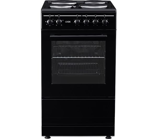Logik Lfse50b25 50 Cm Electric Solid Plate Cooker Black