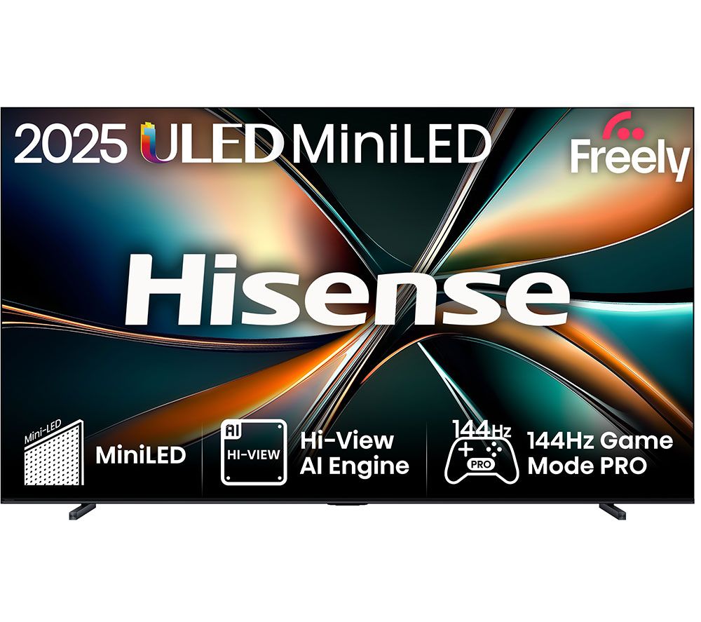 U7Q 85" Mini LED 4K 144Hz Smart AI TV with Freely - 85U7QTUK