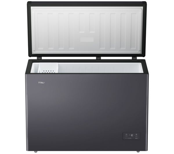 HAIER HCE300NFEK Chest Freezer - Dark Inox