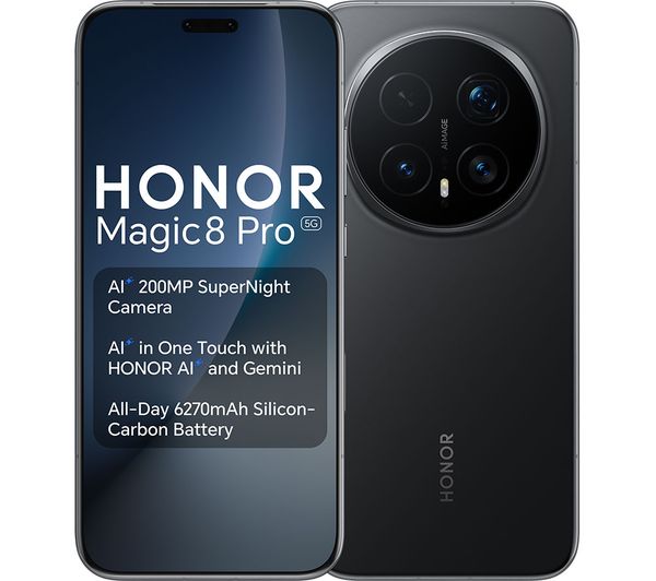 An image of HONOR Magic8 Pro - 512 GB, Black