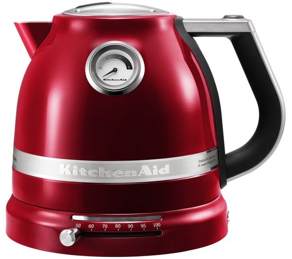 An image of KITCHENAID Artisan Variable Temperature 5KEK1522BCA Jug Kettle - Candy Apple Red